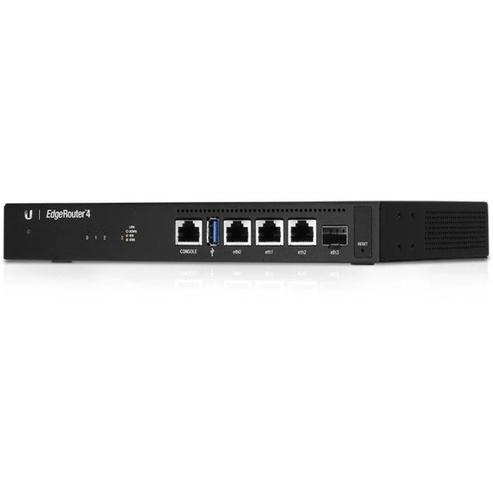 Ubiquiti EdgeRouter 4 con 3 puertos Gigabit y 1 puerto SFP